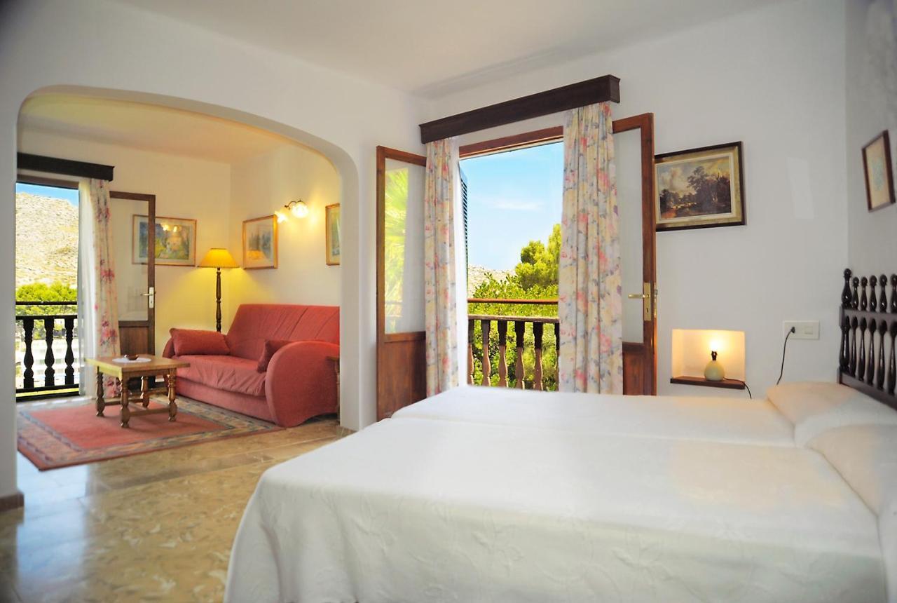 Hostal Los Pinos Cala de Sant Vicenc Extérieur photo